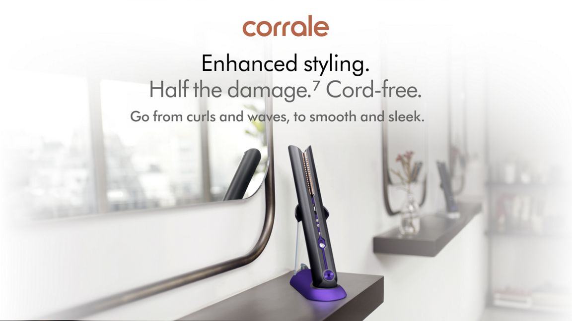 DYSON CORRALE™ STYLER STRAIGHTENER (BLACK/PURPLE)