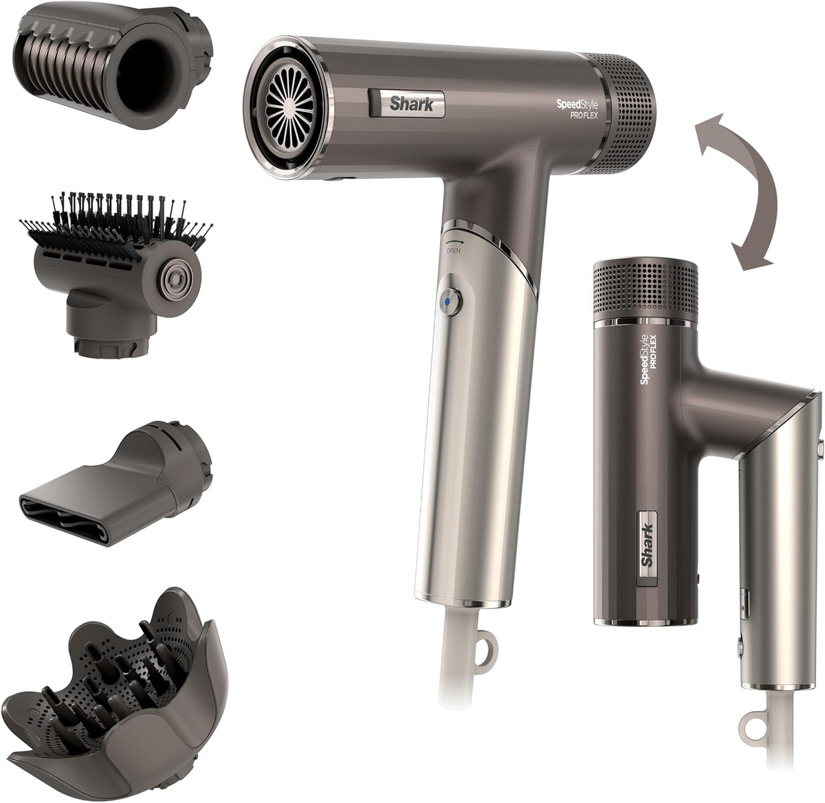 SHARK SPEEDSTYLE™ HAIR DRYER PROFLEX MOCHA SILVER