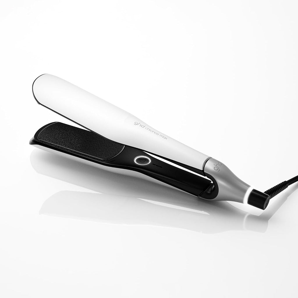GHD CHRONOS MAX FLAT IRON (2 INCH PLATE) WHITE