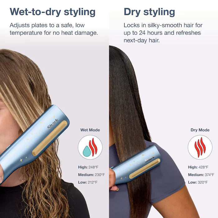 SHARK SILKIPRO™ STRAIGHT WET TO DRY STRAIGHTENER + RAPID BLOW DRYER