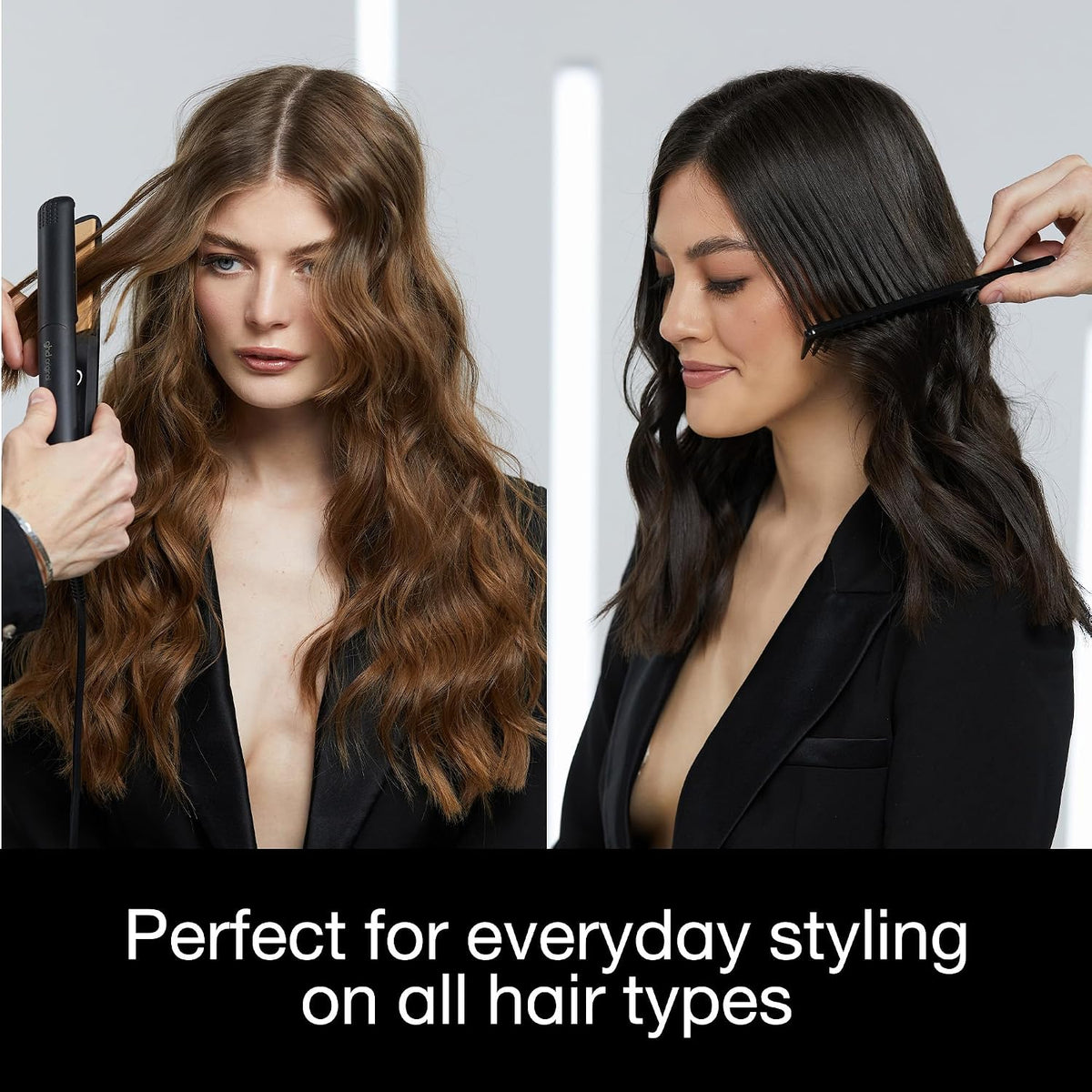 GHD ORIGINAL FLAT IRON (1 INCH PLATE) BLACK