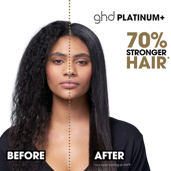 GHD PLATINUM+ FLAT IRON (1 INCH PLATE) BLACK