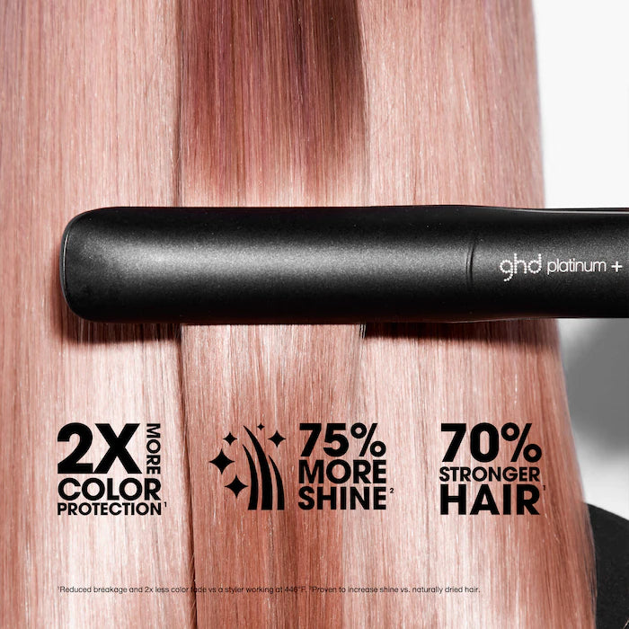 GHD PLATINUM+ FLAT IRON (1 INCH PLATE) BLACK