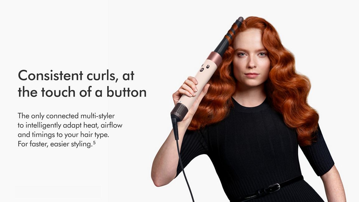 DYSON AIRWRAP I.D.™ MULTI-STYLER AND DRYER STRAIGHT+WAVY (CERAMIC PINK/ROSE GOLD)
