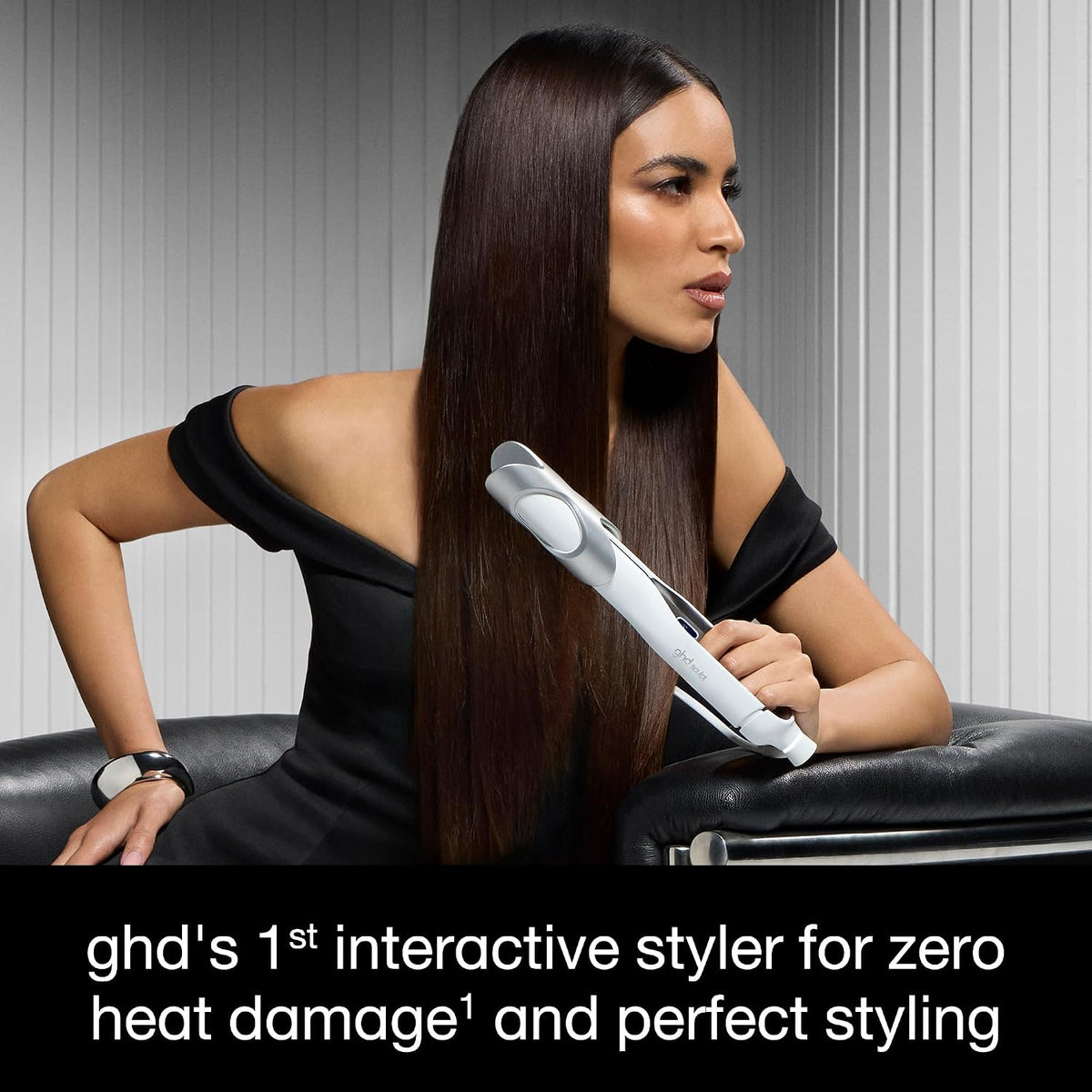 NEW GHD SCULPT INTERACTIVE HAIR STRAIGHTENER WHITE