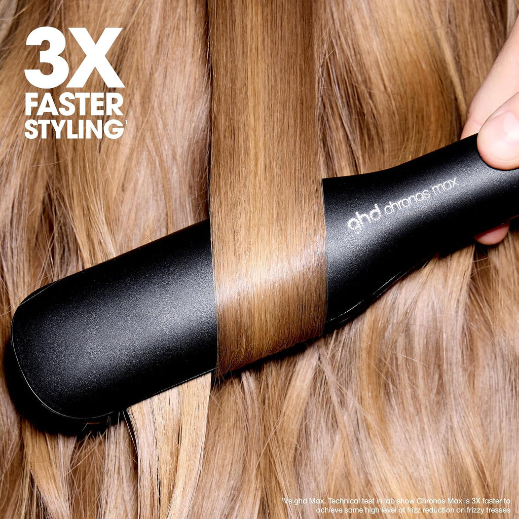 GHD CHRONOS MAX FLAT IRON (2 INCH PLATE) BLACK