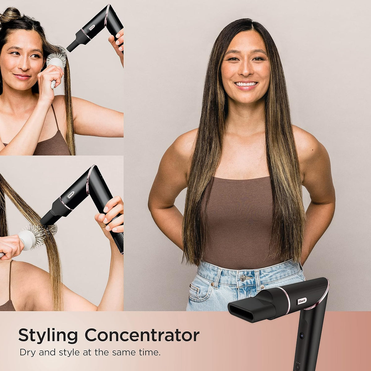 SHARK FLEXSTYLE 6-IN-1 AIR STYLER & HAIR DRYER, BLACK
