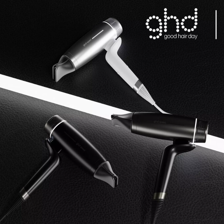 NEW GHD SPEED IONIC HAIR DRYER IN TITANIUM BLACK