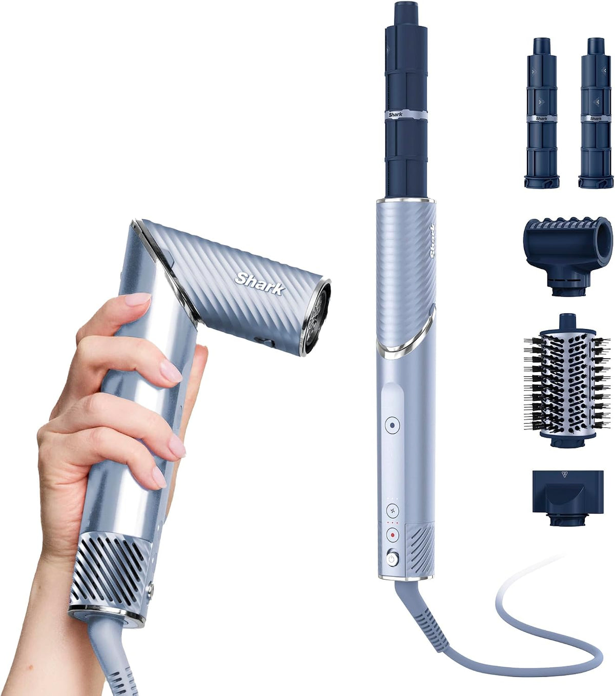 SHARK FLEXSTYLE® IONCURL AIR STYLER & CURLER IN BLUE