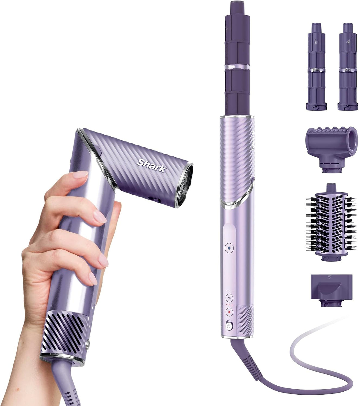 SHARK FLEXSTYLE® IONCURL AIR STYLER & CURLER IN LILAC
