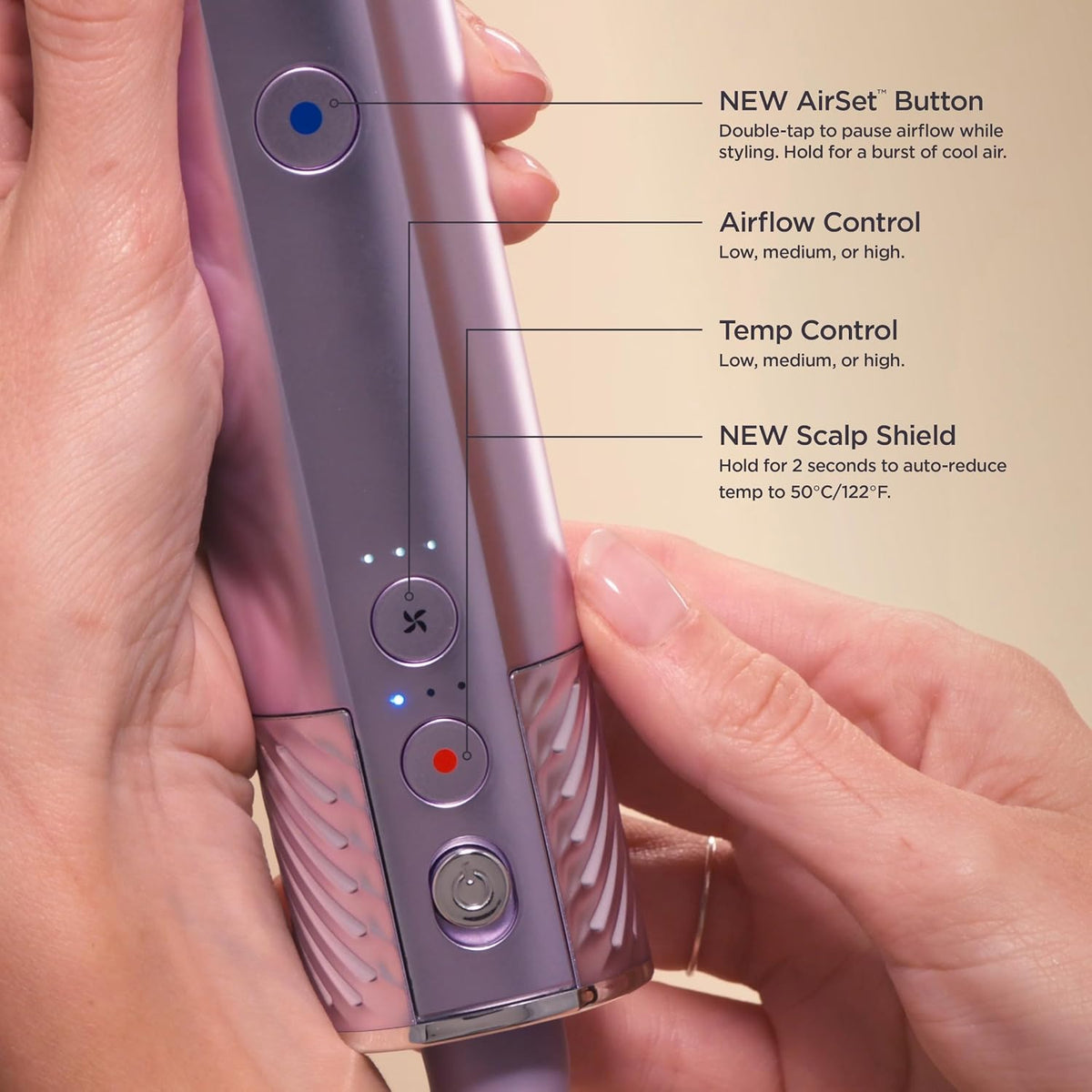 SHARK FLEXSTYLE® IONCURL AIR STYLER & CURLER IN LILAC