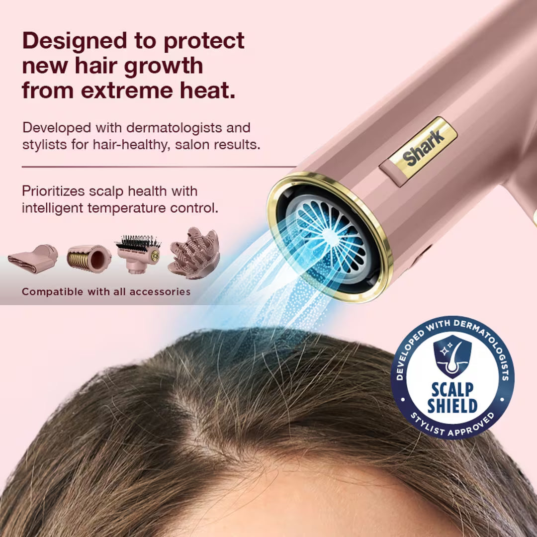SHARK SPEEDSTYLE™ HAIR DRYER PROFLEX IN STRAWBERRY MATCHA