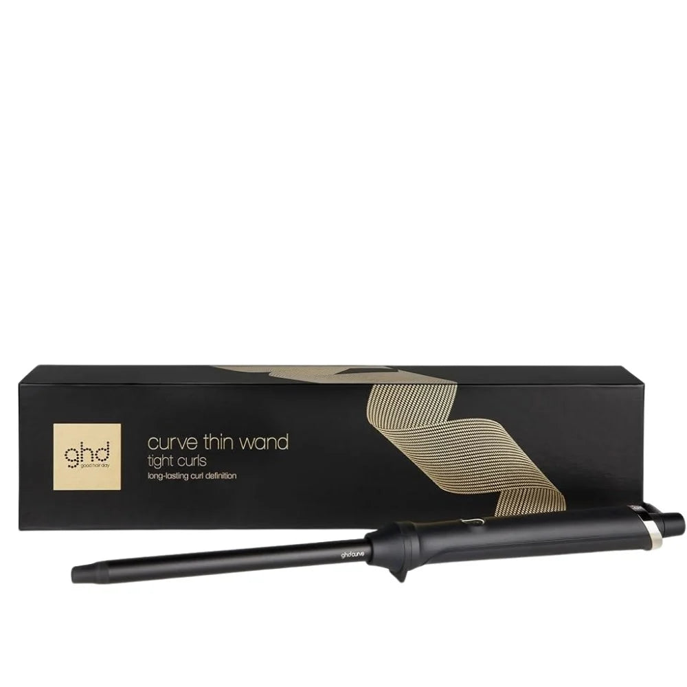 GHD THIN WAND - 0.5" CURLING WAND IN BLACK