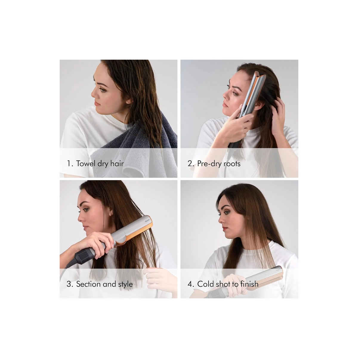 DYSON AIRSTRAIT™ DRYER AND STRAIGHTENER (NICKEL/COPPER)