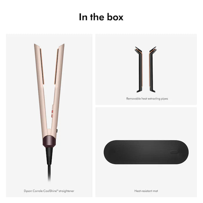DYSON CORRALE COOLSHINE™ HAIR STRAIGHTENER (CERAMIC PINK)