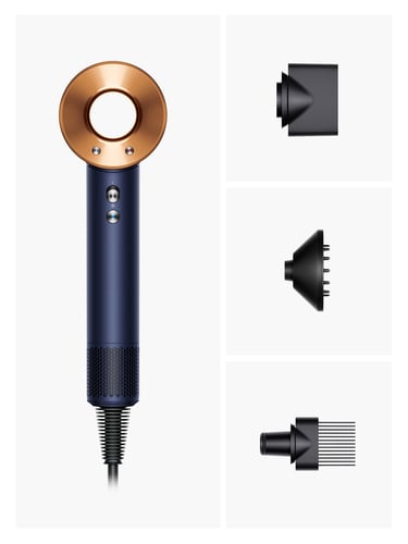 DYSON SUPERSONIC™ HAIR DRYER PRUSSIAN BLUE/RICH COPPER (3 ATTACHMENTS)